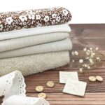 Single Jersey – Flowers – Kakao