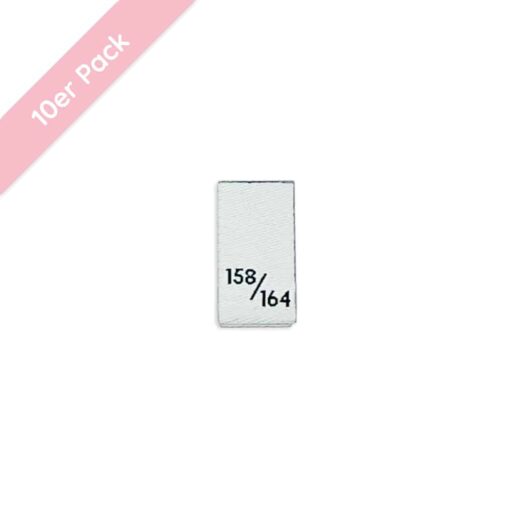 Größenlabel - 10er Pack - 158/164