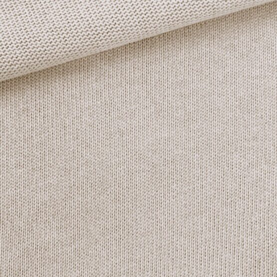 Baumwoll Feinstrick - Dunkles-Natur