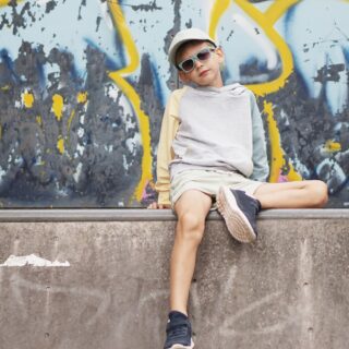 DIY Stoffe Outfit - Hoodie Emil & Shorts Ben