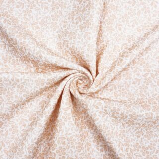 Musselin Soft Blush Flowers - Warmweiß