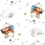 Single Jersey - Hamster Wanderung - Warmweiß