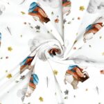 Single Jersey - Hamster Wanderung - Warmweiß