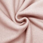 Organic Cotton Baumwollfleece - Helles Lachsaltrosa meliert