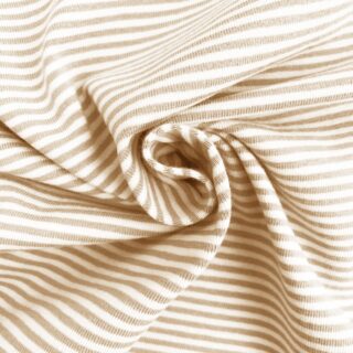 Single Jersey - Ringel Beige