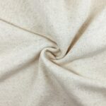 Baumwoll- Leinen - Kuschelsweat Natur meliert