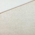 Baumwoll- Leinen - Kuschelsweat Natur meliert