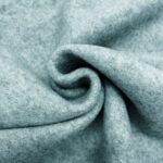 Organic Cotton Baumwollfleece - Dunkles Altmint meliert