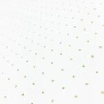 Popeline - Goldene Pünktchen - Warmweiß