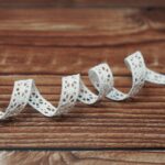 Baumwollspitze – 10 mm – Warmweiß – 3 m Stück