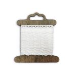 Baumwollspitze – 17 mm – Warmweiß – 3 m Stück