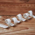 Baumwollspitze – 17 mm – Warmweiß – 3 m Stück