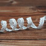 Baumwollspitze – 8 mm – Warmweiß – 3 m Stück