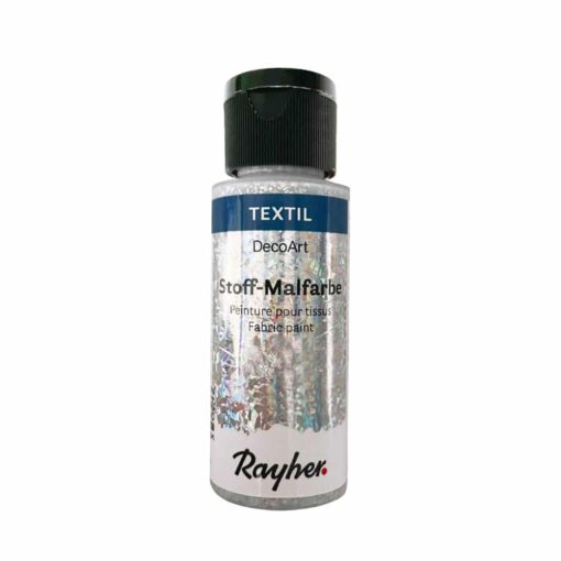 Stoffmalfarbe Extreme Glitter - Silber