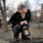 DIY Stoffe Outfit - Faschingskostüm - Fledermaus