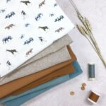 Single Jersey - Elephants & Friends Warmweiß