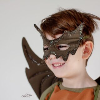 DIY Stoffe Inspiration - Drachenmaske