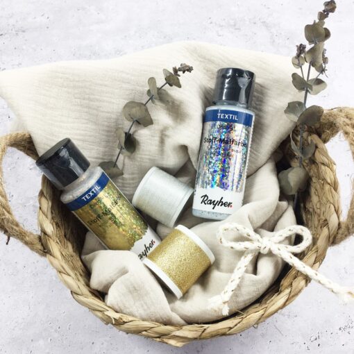 DIY Stoffe Inspiration - Extreme Glitter Farbe & Effekt-Stickgarn