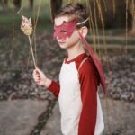 DIY Stoffe Outfit - Paule - Luany - Drachenflügel -Maske