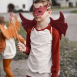 DIY Stoffe Outfit - Paule - Luany - Drachenflügel - Maske