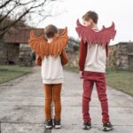 DIY Stoffe Outfit - Paule - Luany - Drachenflügel