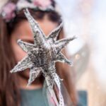 DIY Stoffe Outfit - Faschingskostüm - Fee - Zauberstab