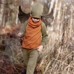 DIY Stoffe Outfit - Faschingskostüm - Drachen