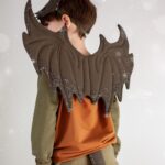 DIY Stoffe Outfit - Faschingskostüm - Drachen