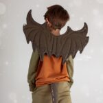 DIY Stoffe Outfit - Faschingskostüm - Drachen