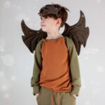 DIY Stoffe Outfit - Faschingskostüm - Drachen