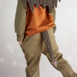 DIY Stoffe Outfit - Faschingskostüm - Drachen