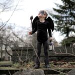 DIY Stoffe Outfit - Faschingskostüm - Fledermaus