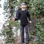 DIY Stoffe Outfit - Faschingskostüm - Fledermaus