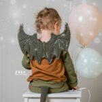 DIY Stoffe Outfit - Faschingskostüm - Drachen