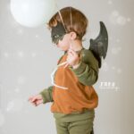 DIY Stoffe Outfit - Faschingskostüm - Drachen