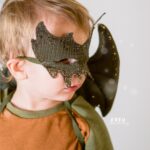 DIY Stoffe Outfit - Faschingskostüm - Drachen