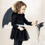 DIY Stoffe Outfit - Faschingskostüm - Fledermaus