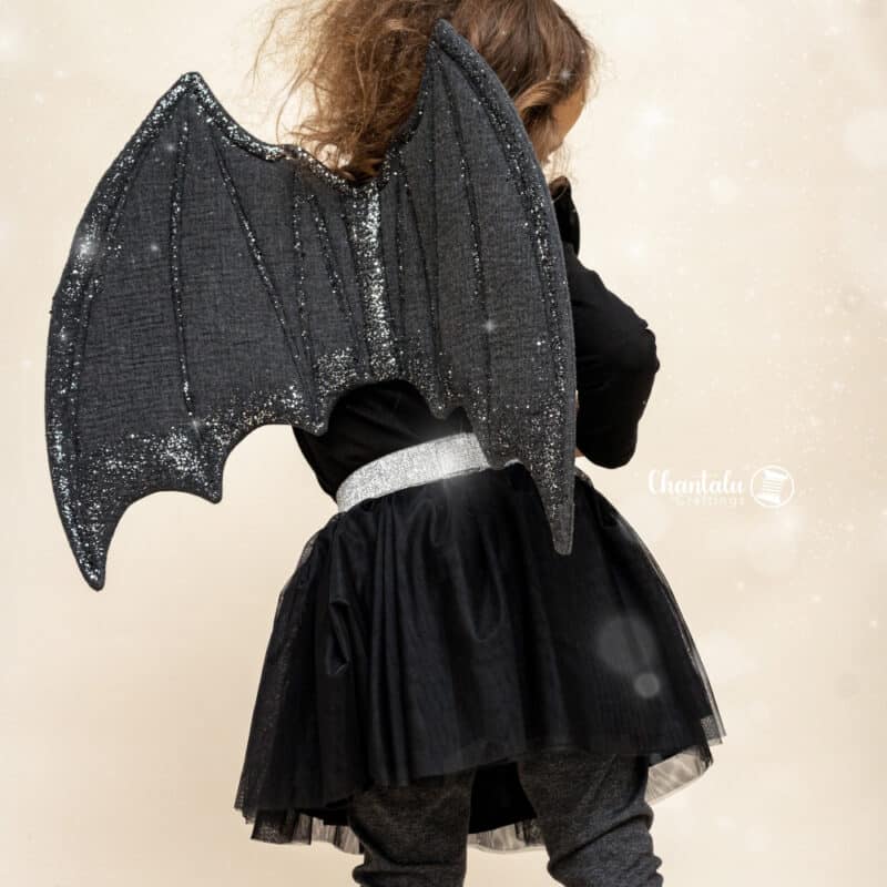 Fledermausflügel – Anleitung &amp; Schnittmuster - DIY Stoffe