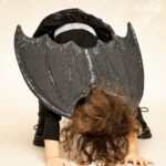 DIY Stoffe Outfit - Faschingskostüm - Fledermaus