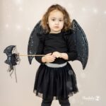 DIY Stoffe Outfit - Faschingskostüm - Fledermaus