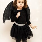 DIY Stoffe Outfit - Faschingskostüm - Fledermaus