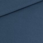 French Terry - Sommersweat - Smoky Jeansblau