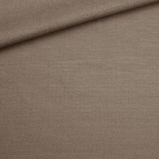 French Terry - leichter Kuschelsweat - Dunkles Smoky Beige