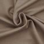 French Terry - leichter Kuschelsweat - Dunkles Smoky Beige