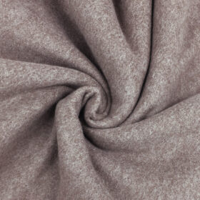 Organic Cotton Baumwollfleece - Schokobraun-meliert