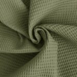 Waffelpique - Helles Olivgrün