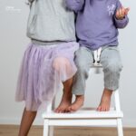 DIY Stoffe Outfit - Shirt Finn & Hose Levin & Tüllrock Tülli & Hoodie Emil