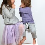 DIY Stoffe Outfit - Shirt Finn & Hose Levin & Tüllrock Tülli & Hoodie Emil