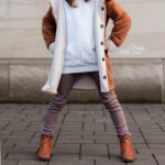 DIY Stoffe Outfit - Mantel Mika-Hoodie Emil-Beanie Noel- Leggings Luany