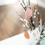 DIY Stoffe Inspiration - funkelnde Ostereier